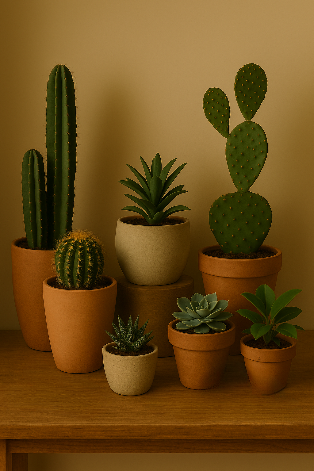Cactus & plantes succulentes d’intérieur