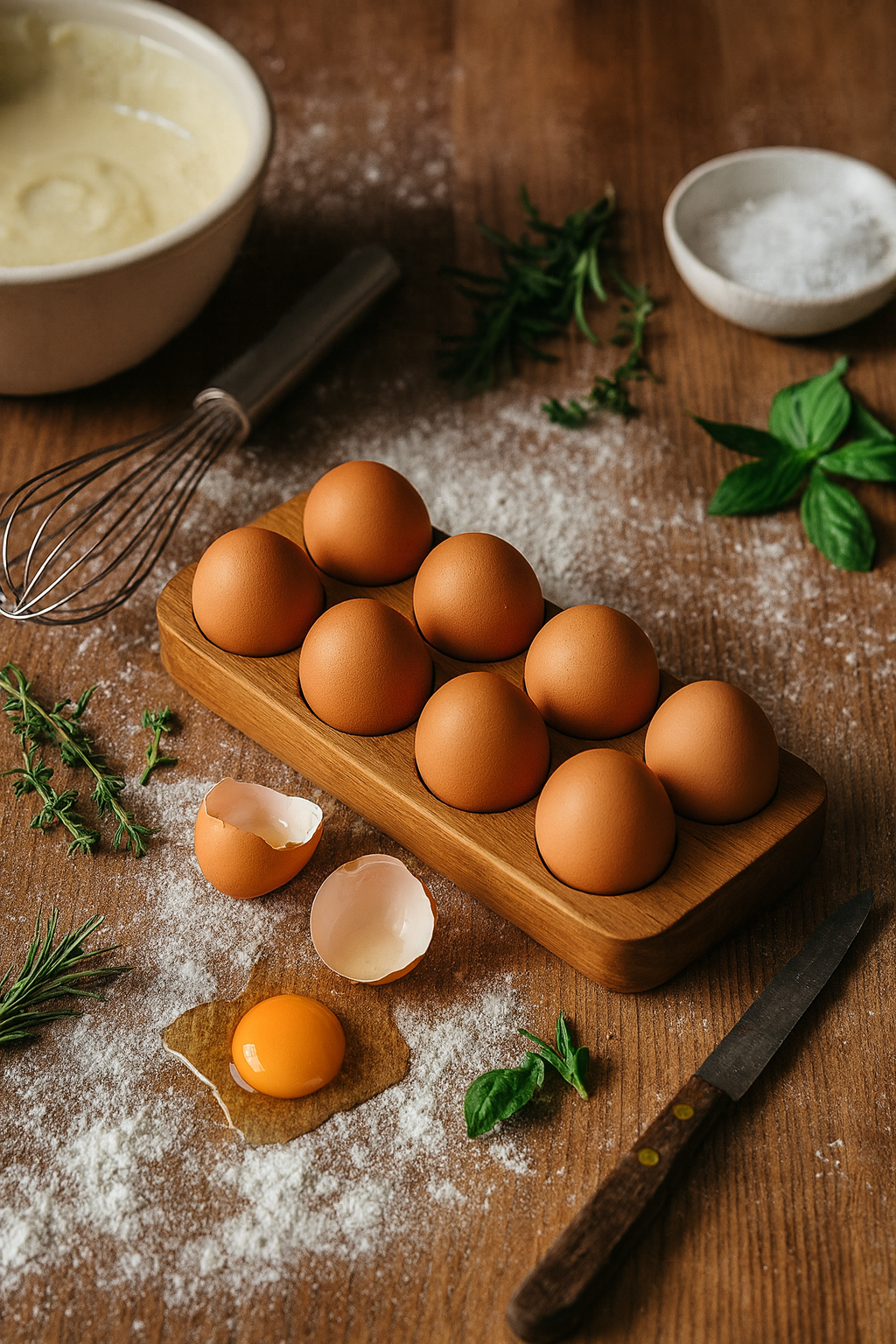 Support à Œufs en Bois – Range-Œufs Design 6 ou 12 Compartiments | Cuisine & Art de Vivre