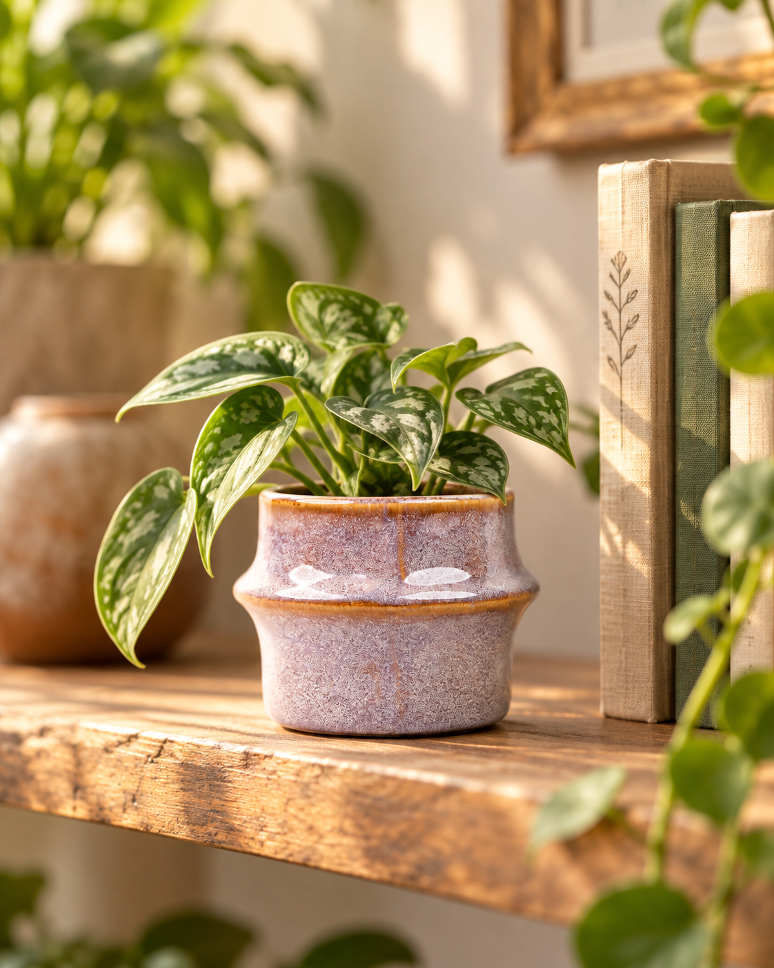 Barcelone – Lot de 6 mini cache-pots en céramique – env. Ø8 × H6,4 cm