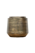 Vintage Gold Indigo Pot – Vintage gold metal planter – Ø33 / Ø46 / Ø58