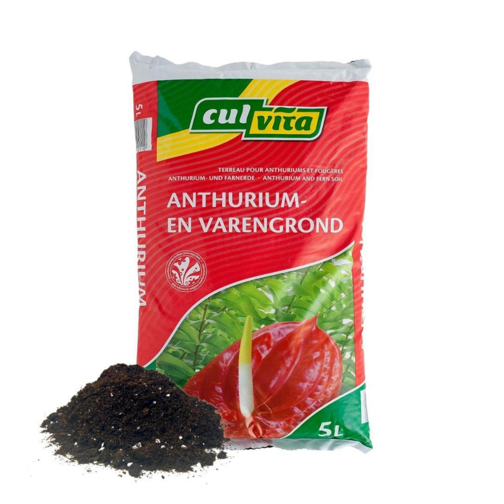 Culvita – Terreau Anthurium & Fougères 5L – Légèreté & humidité maîtrisée