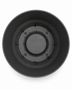 Elho Greenville Rond Noir – Pot avec réservoir d’eau – Ø14 × H13 cm