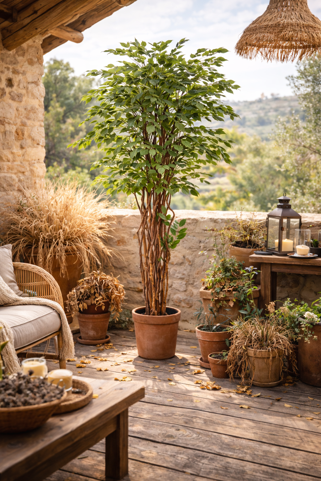 Ficus Liana artificiel 170 cm – Plante artificielle Ficus décorative réaliste