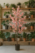 Cerisier Japonais Artificiel – Prunus Kersenbloesem – Rose – 210 cm