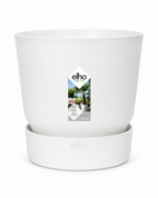 Elho Greenville Rund Weiß – Topf mit Wasserreservoir – Ø14 / Ø20 cm