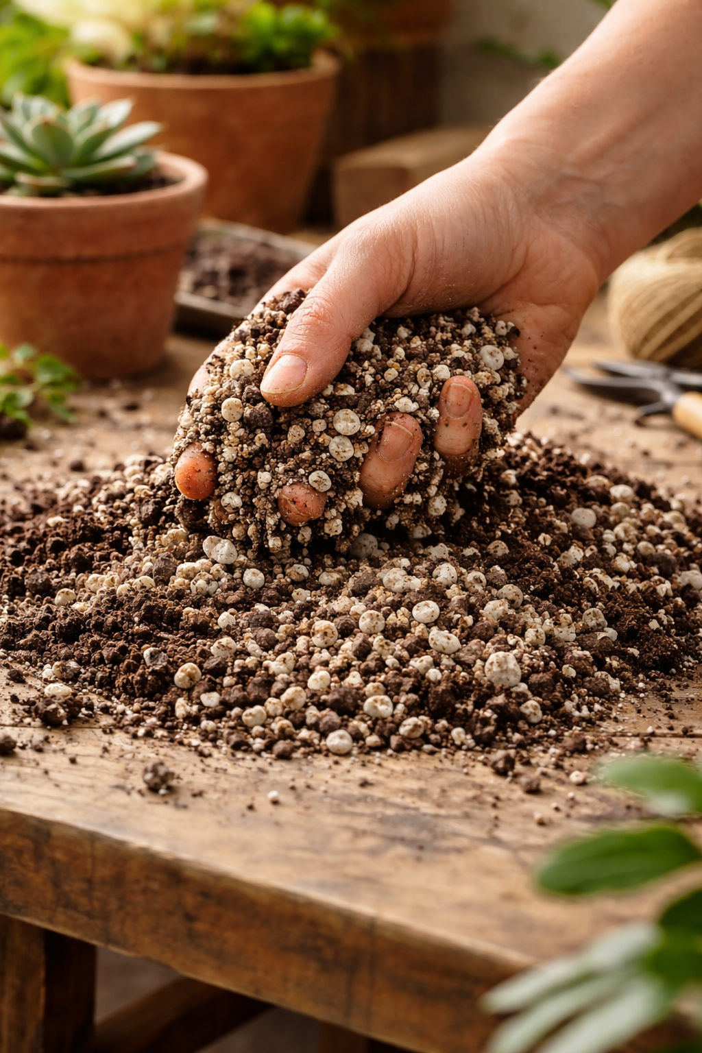 Draining Mineral Substrate for Plants – Aerating Mix for Cacti, Succulents, Bonsai, and Houseplants