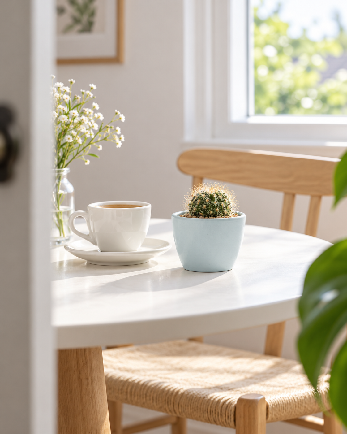 Mat Urban Green Sphere – Mini ceramic planter – Ø7.5 × H6 cm