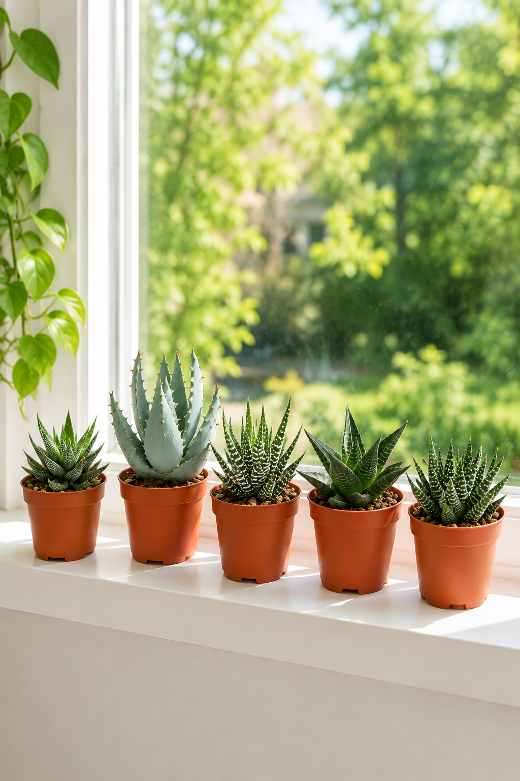 Mixed Gasteria & Haworthia – 5 Assorted Succulents – Ø5.5 cm – Without Pot