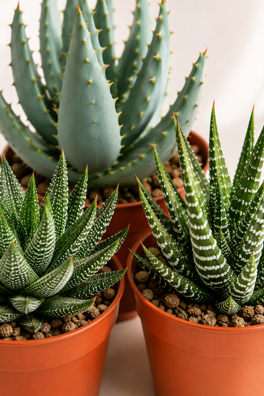 Mixed Gasteria & Haworthia – 5 Assorted Succulents – Ø5.5 cm – Without Pot