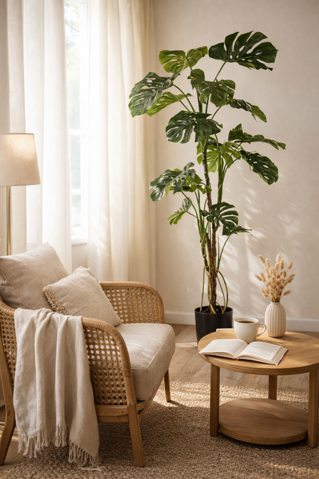 Monstera artificielle 180 cm – Plante tropicale décorative grand format