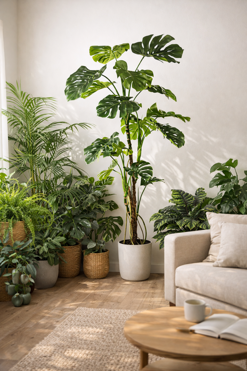 Monstera artificielle 180 cm – Plante tropicale décorative grand format