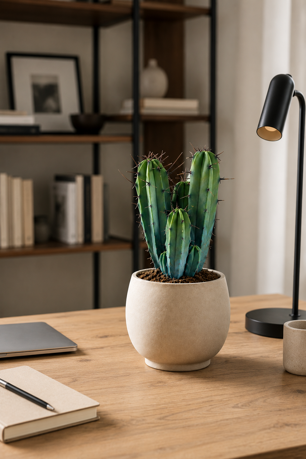 Myrtillocactus Geometrizans – Blue-Green Columnar Cactus – 17 cm – Without Pot