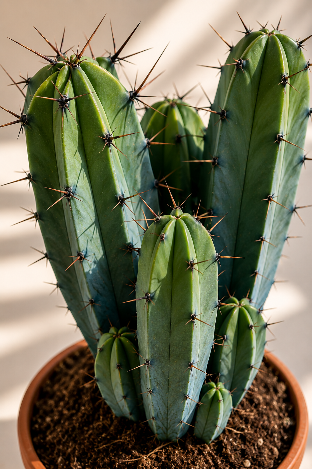 Myrtillocactus Geometrizans – Blue-Green Columnar Cactus – 17 cm – Without Pot