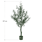 Olivier artificiel (Olea Europaea) — Arbre emblématique du Sud, feuillage réaliste & sans entretien - 115 cm à 180 cm