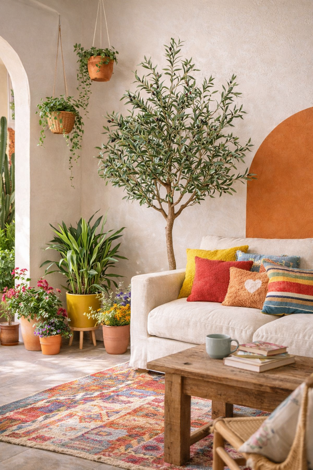 Olivier artificiel (Olea Europaea) — Arbre emblématique du Sud, feuillage réaliste & sans entretien - 115 cm à 180 cm