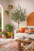 Olivier artificiel (Olea Europaea) — Arbre emblématique du Sud, feuillage réaliste & sans entretien - 115 cm à 180 cm