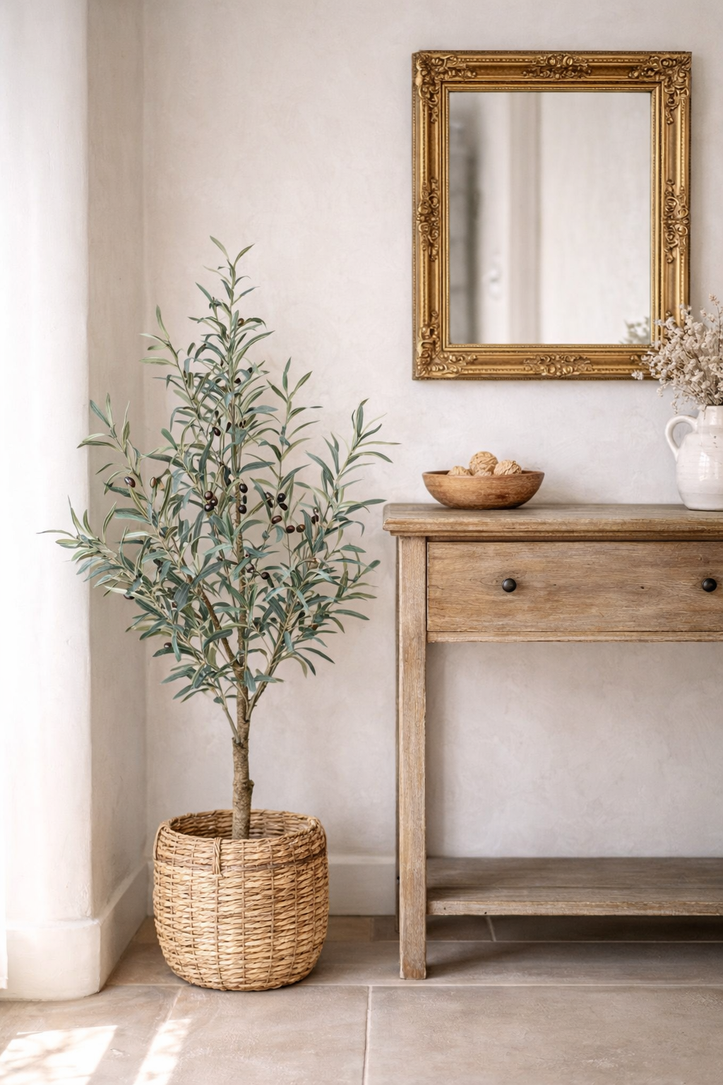 Olivier artificiel (Olea Europaea) — Arbre emblématique du Sud, feuillage réaliste & sans entretien - 115 cm à 180 cm