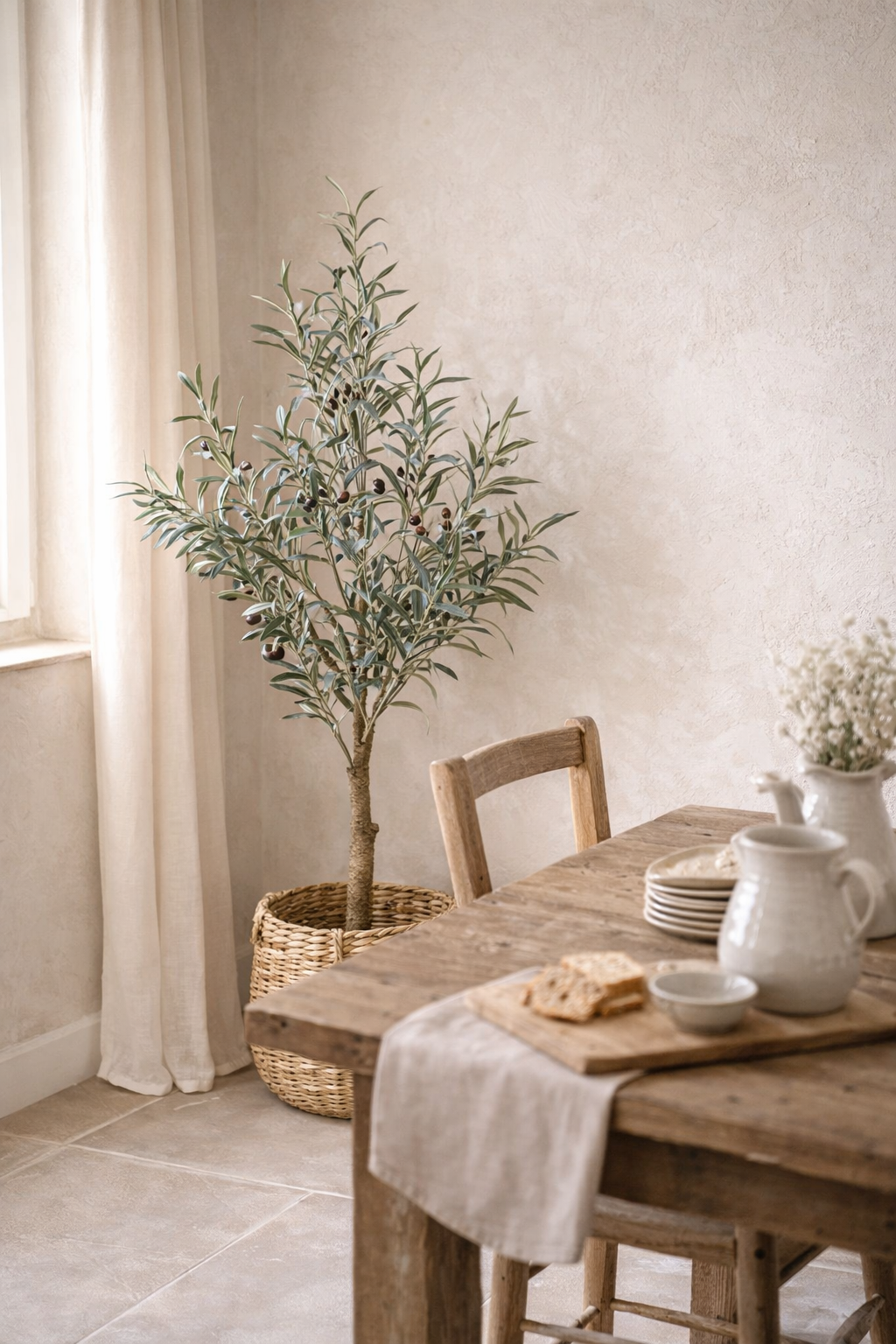 Olivier artificiel (Olea Europaea) — Arbre emblématique du Sud, feuillage réaliste & sans entretien - 115 cm à 180 cm