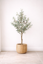 Olivier artificiel (Olea Europaea) — Arbre emblématique du Sud, feuillage réaliste & sans entretien - 115 cm à 180 cm