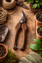 Eco-Friendly Precision Secateurs – Coconut Fiber – Clean Cut for Live Plants