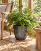 Palermo Grey Marble – Recycled plastic pot – Ø27 to Ø40 cm