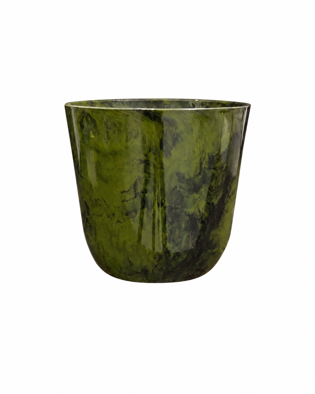 Palerme Marbre Vert – Pot en plastique recyclé – Ø27 à Ø40 cm