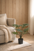 Philodendron artificiel haut de gamme – Plante décorative réaliste sans entretien (60 à 120 cm)