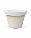 Lira Blanc – Pot XXL minimaliste – Ø65 × H58 cm