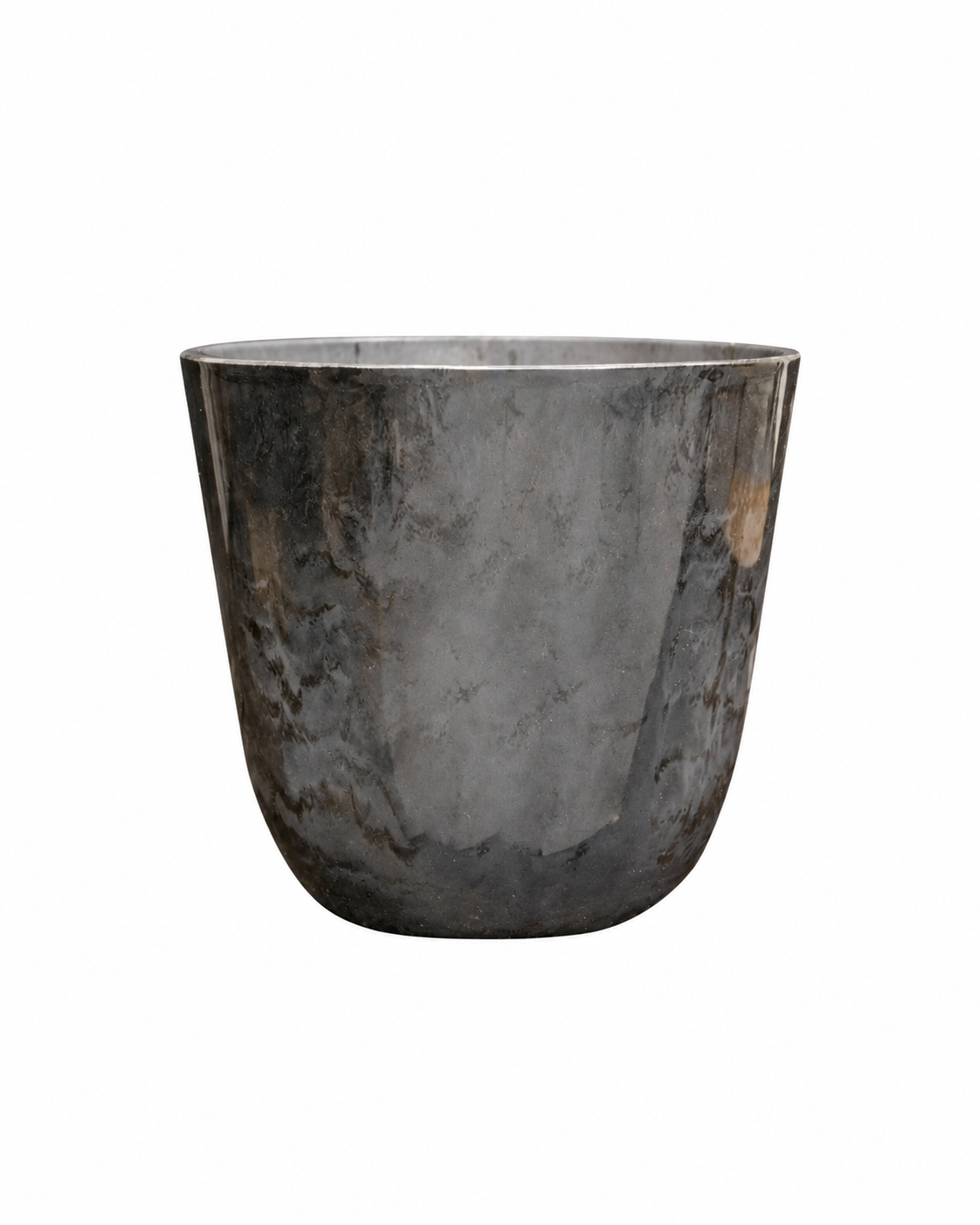 Palermo Grey Marble – Recycled plastic pot – Ø27 to Ø40 cm