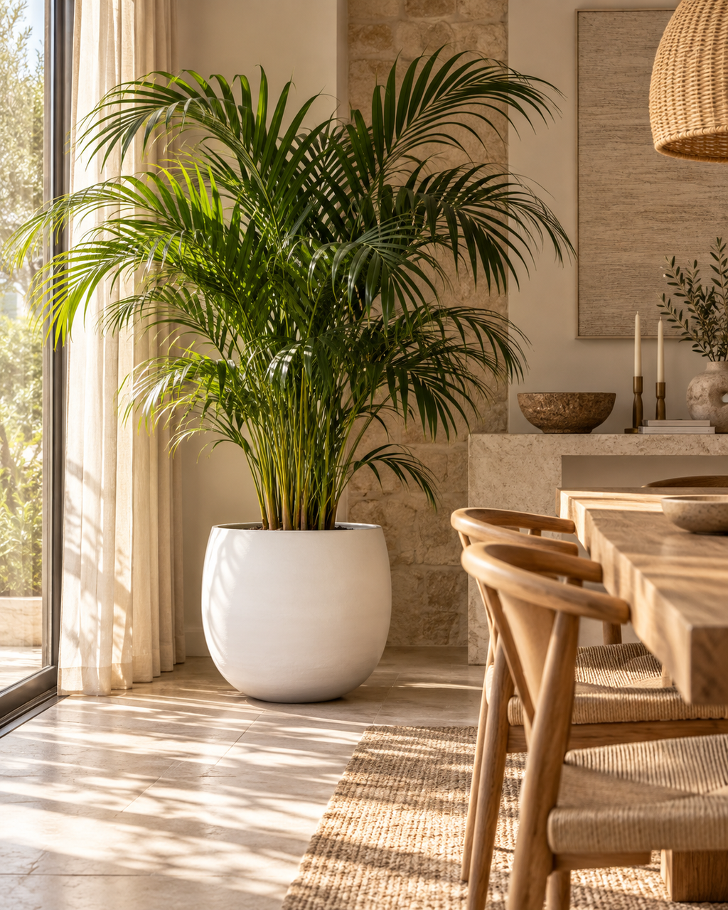 Stijn Blanc – Pot en métal travaillé – Ø35 / Ø45 / Ø57 cm