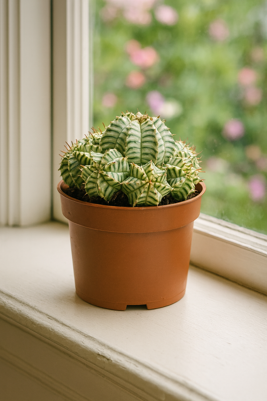 Euphorbia Meloformis Variegata – Succulente rare, Ø10,5 cm – 21 cm