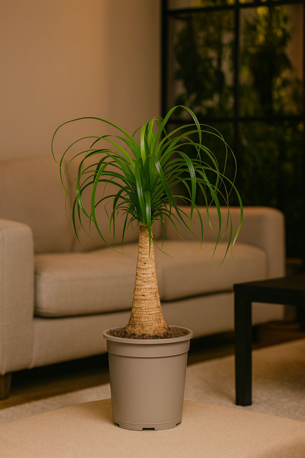 Beaucarnea Recurvata — Pied d’Éléphant — Élégance naturelle & tronc sculptural