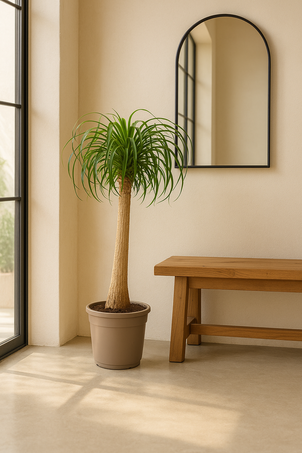 Beaucarnea Recurvata — Pied d’Éléphant — Élégance naturelle & tronc sculptural