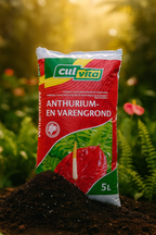 Culvita – Terreau Anthurium & Fougères 5L – Légèreté & humidité maîtrisée