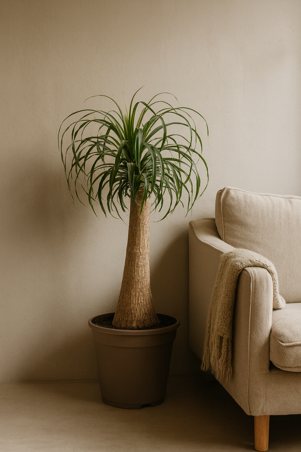 Beaucarnea Recurvata — Pied d’Éléphant — Élégance naturelle & tronc sculptural