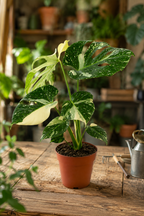 Monstera Thai Constellation – Rare Starry Variegated Plant – Ø15 cm – 50 cm