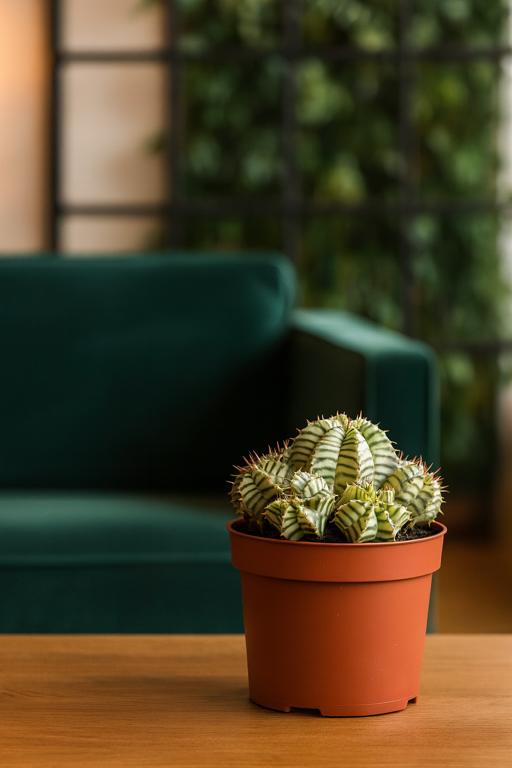 Euphorbia Meloformis Variegata – Succulente rare, Ø10,5 cm – 21 cm