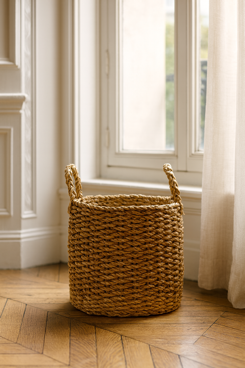 Jack Natural Fiber Plant Pot – Decorative Woven Plant Pot for Indoor Plants (5 sizes)
