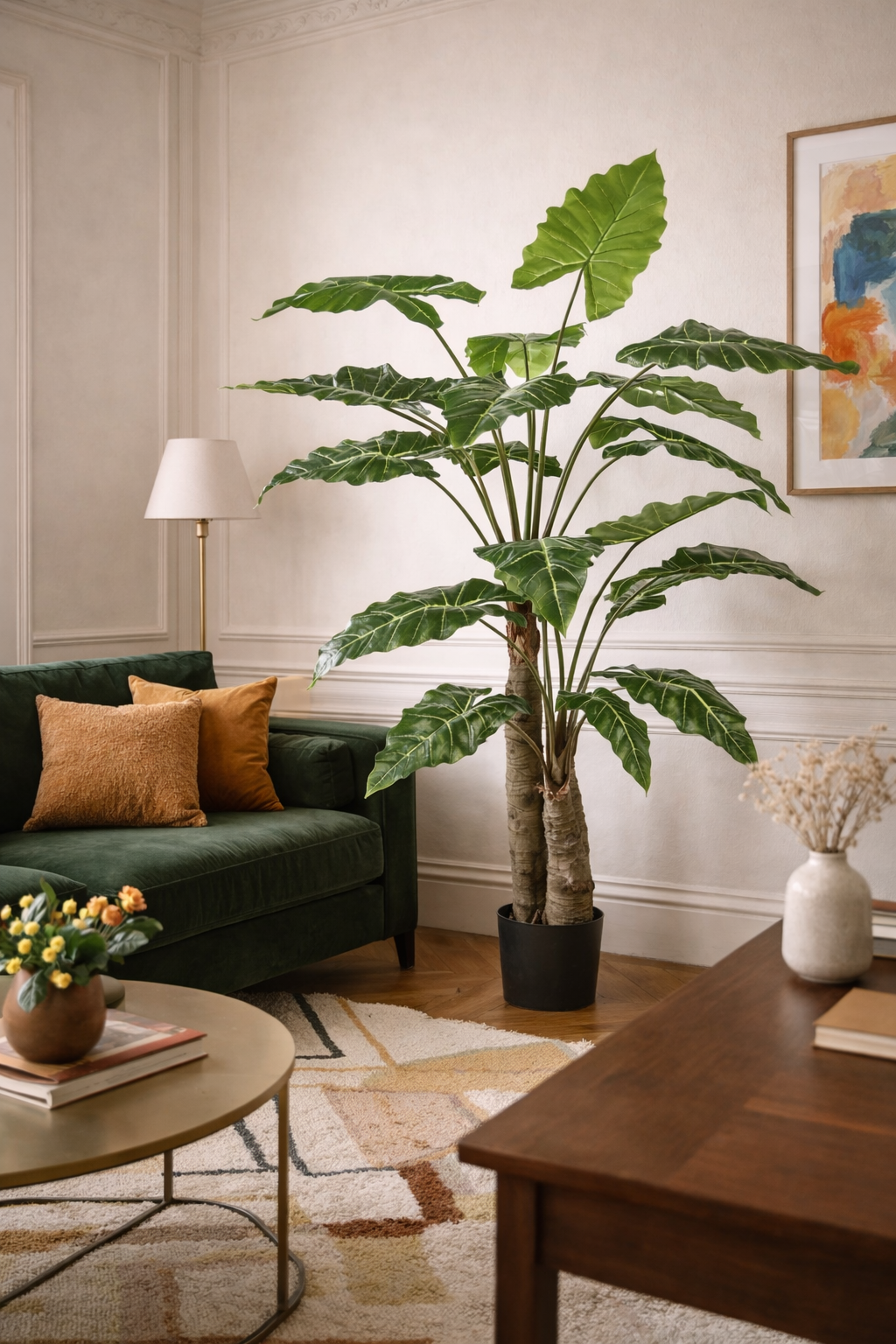 Alocasia artificielle — Olifantsoor — Plante d’intérieur design — 70 cm, 150 cm & 180 cm
