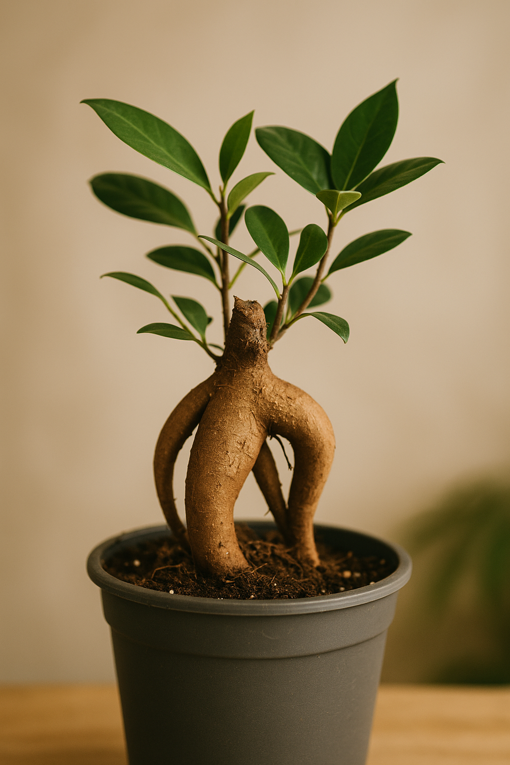 Set de 6 Mini Plantes Vertes – Pot Ø6 cm | Asparagus, Coffea Arabica, Ficus Ginseng, Fougère, Hedera, Bergpalm