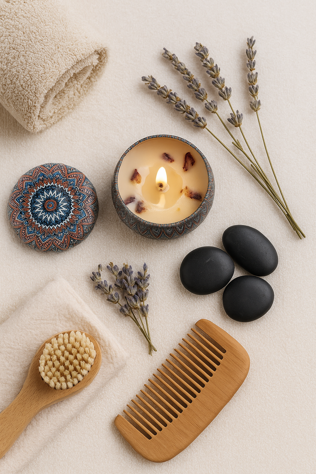 Bougie Parfumée Naturelle – Ambiance Cocooning & Spa