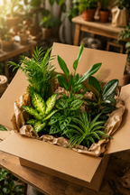 Box Surprise de Plantes – 6 Plantes Tropicales d'Intérieur – Pot Ø12 cm