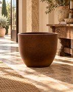 Eggy Bronze – XXL Pot – Ø65 × H51 cm