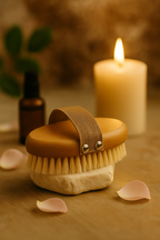 Brosse Exfoliante Naturelle – Massage à Sec & Soin Revitalisant