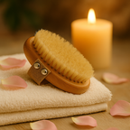 Brosse Exfoliante Naturelle – Massage à Sec & Soin Revitalisant