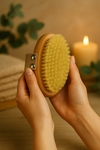 Brosse Exfoliante Naturelle – Massage à Sec & Soin Revitalisant
