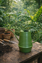 Arrosoir d’intérieur en zinc 1 L – Bec long et poignée ergonomique pour arrosage précis