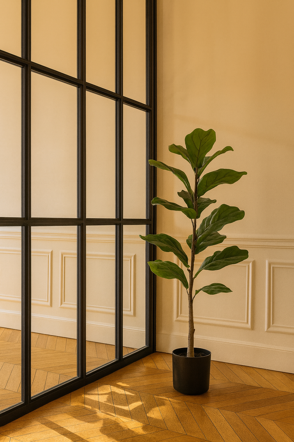 Ficus Lyrata Artificiel – Plante décorative premium – 90 à 180 cm