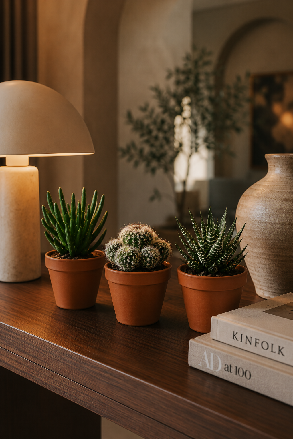 Cactus & Succulent Mix – 15 Plants in Terracotta Pots – Ø5.5 cm