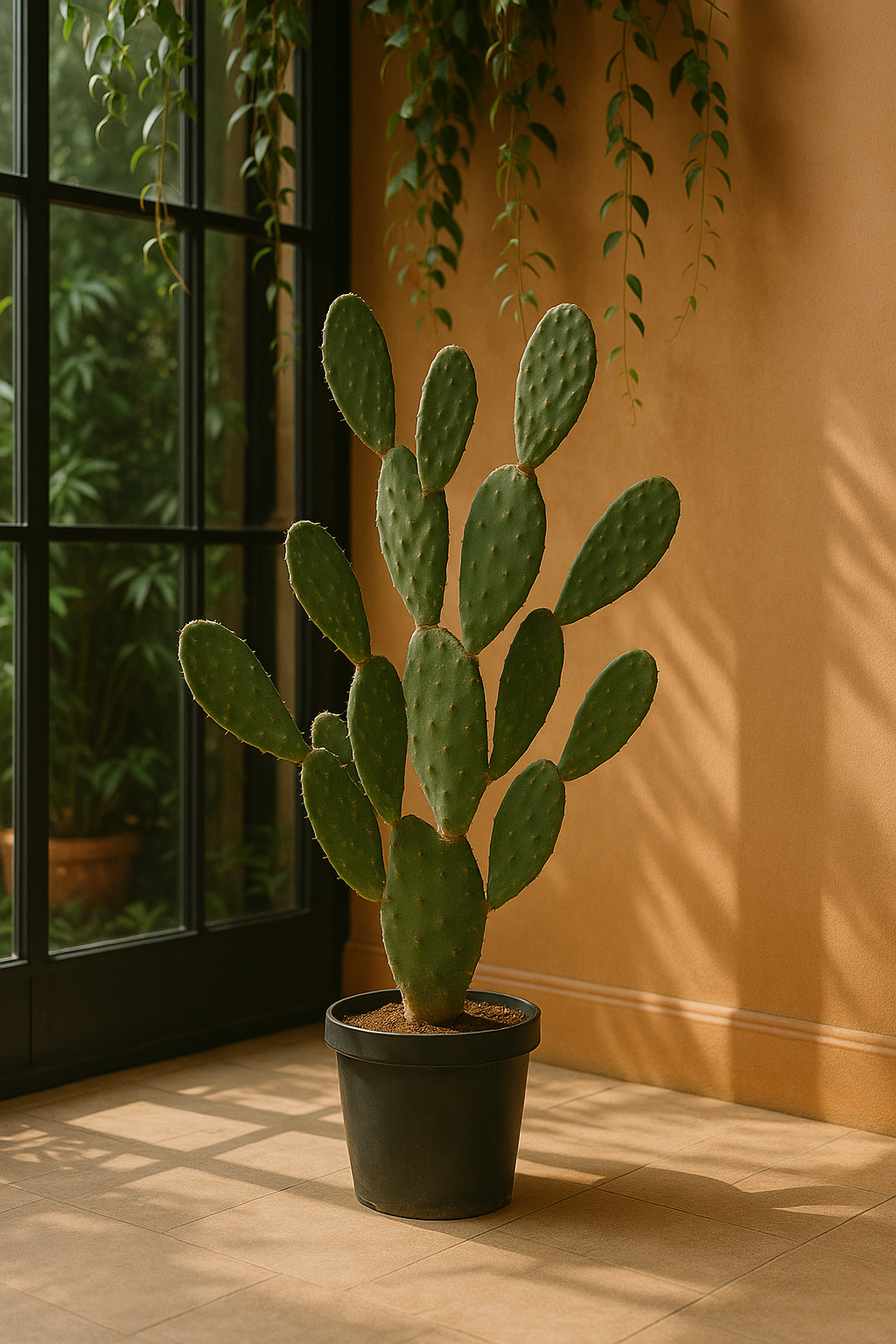 Opuntia Ficus Indica – Le cactus emblématique & solaire – Ø38 cm – 120 cm